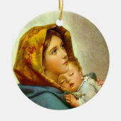 Verheiratete Weihnachten Keramik Ornament (Vorne)