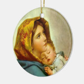 Verheiratete Weihnachten Keramik Ornament (Links)