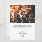 Verheiratete Weihnachten Neu verheiratet Einfach S (Rückseite)