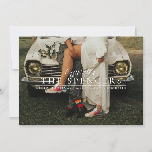 Verheiratete Weihnachten | Neues First Holiday Fot (Vorderseite)