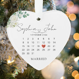 Verheiratete Weihnachtsfeier Ornament