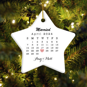 Verheiratete Weihnachtsfeier Ornament
