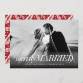 Verheiratete Weihnachtskarte Feiertagskarte (Vorne/Hinten)