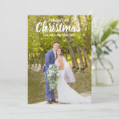 Verheiratete Weihnachtskarte Feiertagskarte (Stehend Vorderseite)