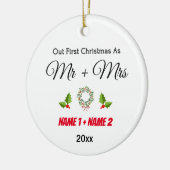 Verheiratete Weihnachtsschmuck - Verheiratetes Ges (Links)