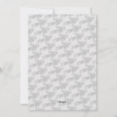 Verheiratete Weihnachtszeit Neuvermähltes Foto Wei Feiertagskarte (Rückseite)