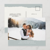 Verheiratete Weihnachtszeitschrift Postkarte (Vorne/Hinten)