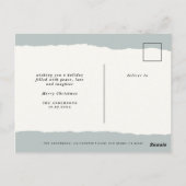 Verheiratete Weihnachtszeitschrift Postkarte (Rückseite)