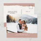 Verheiratete Weihnachtszeitschrift Postkarte (Vorne/Hinten)