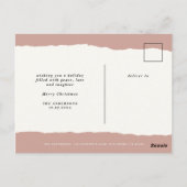 Verheiratete Weihnachtszeitschrift Postkarte (Rückseite)