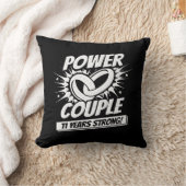 Verheirateten 11 Jahre - 11. Hochzeitstag Kissen (Decke)