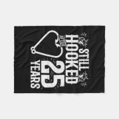 Verheirateten 25 Jahre - Fischereijunges - 25. Hoc Fleecedecke (Vorderseite (Horizontal))