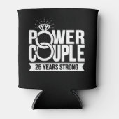 Verheirateten 25 Jahre starke Paare 25 Jahre alt Dosenkühler (Vorderseite)