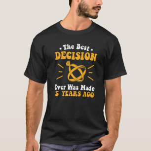 Verheirateten niedlichen 5. Hochzeitstag 5 Jahre M T-Shirt