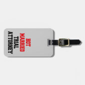 Verheirateter Anwalt Gepäckanhänger (Vorderseite horizontal)