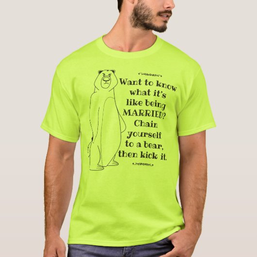 Verheirateter Bär T-Shirt (Vorderseite)