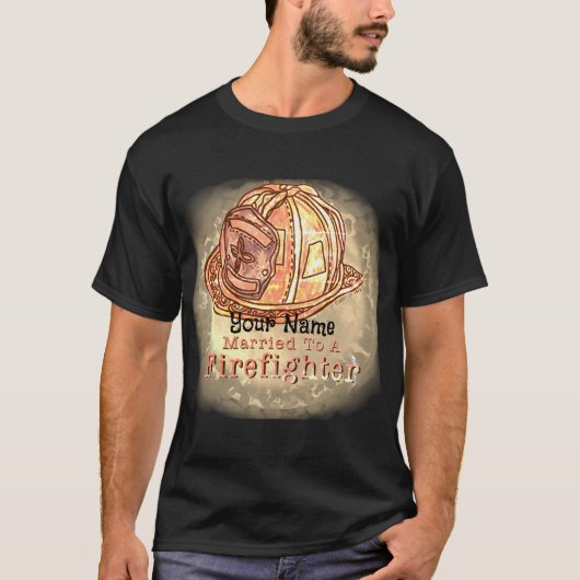 Verheirateter Feuerwehrmann-T - Shirt (Vorderseite)