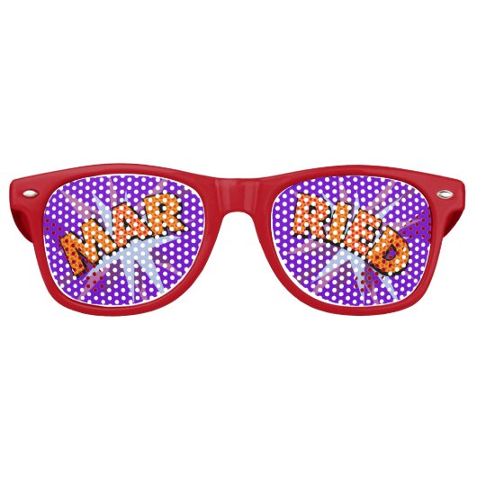 VERHEIRATETER Hochzeitsspass Partybrille (Vorderseite)