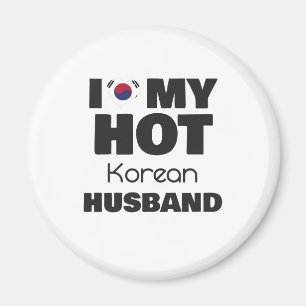 Verheirateter Hot-Korea-Mann I-Liebe Magnet