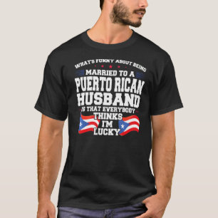 verheirateter puerto-ricanischer Mann Puerto rico T-Shirt