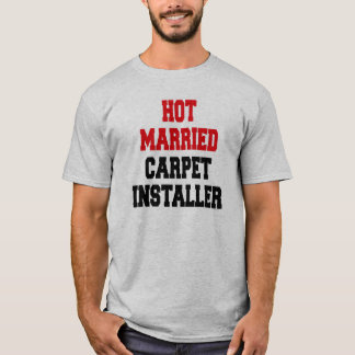 Verheirateter Teppichinstallationsprogramm T-Shirt