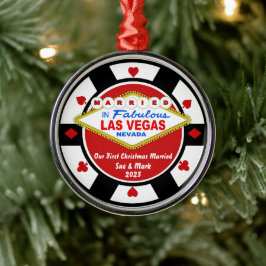 Verheirateter Vegas-Ornament 2023 Ornament Aus Metall