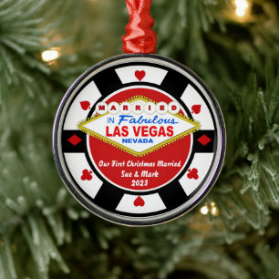 Verheirateter Vegas-Ornament 2023 Ornament Aus Metall