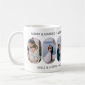 Verheiratetes 6 gerundetes Lozenge Foto Kaffeetasse (Links)