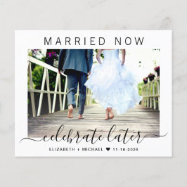 Verheiratetes Budget jetzt feiern Spätere Hochzeit