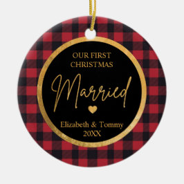 Verheiratetes Büffel Keramik Ornament