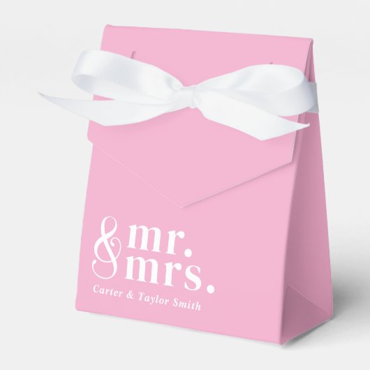 Verheiratetes Couple Wedding Probe Dinner Geschenkschachtel (Vorderseite)