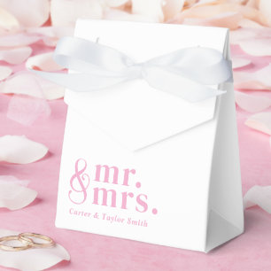 Verheiratetes Couple Wedding Probe Dinner Geschenkschachtel