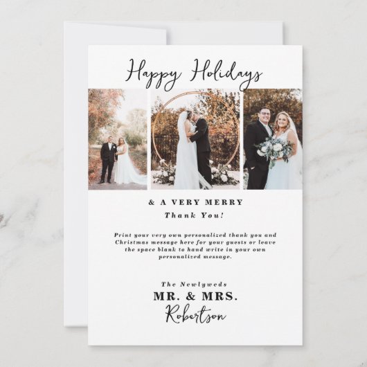 Verheiratetes Doppelbild Vielen Dank Einladung