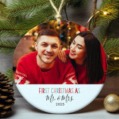 Verheiratetes Foto Keramik Ornament