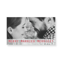 Verheiratetes Foto Weihnachten