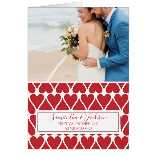 Verheiratetes Foto zum Ersten Valentinstag (Vorne)
