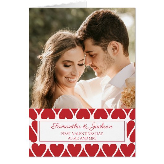 Verheiratetes Foto zum Ersten Valentinstag (Vorne)