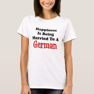 Verheiratetes Glück für Deutsch T-Shirt