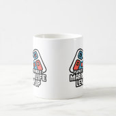 Verheiratetes Leben Level Up Gamer Kunst Kaffeetasse (Mittel)