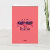 Verheiratetes Leben Level Up Gaming-Kunst Karte (Rückseite)