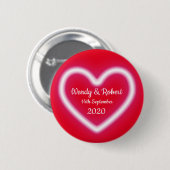 Verheiratetes Paar Button (Vorne & Hinten)
