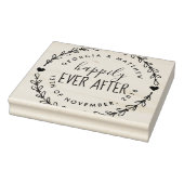 Verheiratetes Paar glücklich je nach Rücksendeadre Gummistempel (Stempel)