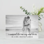 Verheiratetes Soul Liebe Foto Nur verheiratete Emp Einladung (Stehend Vorderseite)