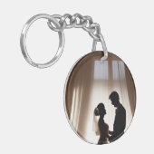 Verheiratetes Souvenir Schlüsselanhänger (Vorderseite links)