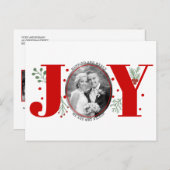 Verheiratetes und fröhliches FRÜH Weihnachtsfeiert Postkarte (Vorne/Hinten)