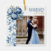 Verheiratetes und helles 2-Quadratmeter-Hochzeitss Keramikornament (Vorderseite)
