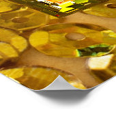 Verheiratetes Weihnachts-Elegantes Foto Poster (Ecke)