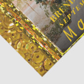 Verheiratetes Weihnachts-Elegantes Foto Seidenpapier (Detail)