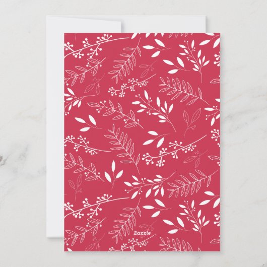 Verheiratetes Weihnachtsfest-Foto Feiertagskarte (Rückseite)