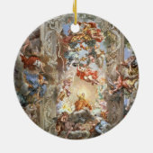 Verherrlichung der Herrschaft Papstes Urban VIII Keramik Ornament (Hinten)